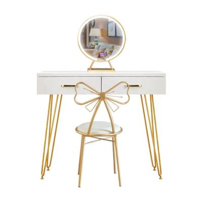 China Eco-Friendly Dressing Table Vanity Furniture Modern Bedroom Dressing Table With Drawers for sale