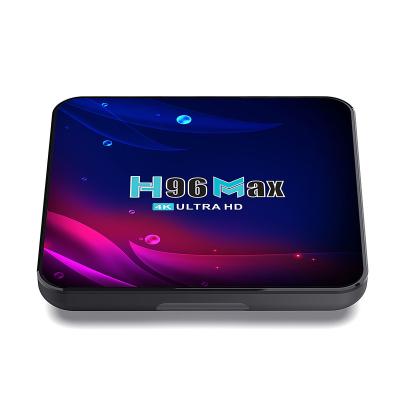 China Cheapest Box RK3318 2.4g 5g wifi max h96 v11 set top box support 4K 2021 Android 11 H96max v11 4gb 64gb TV dual set top box for sale