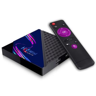 China Cheapest H265 4K Android10.0 TV Box H96mini v8 1gb netflix set top box H96mini v8 ROM 8gb ROM media player netflix set top box for sale