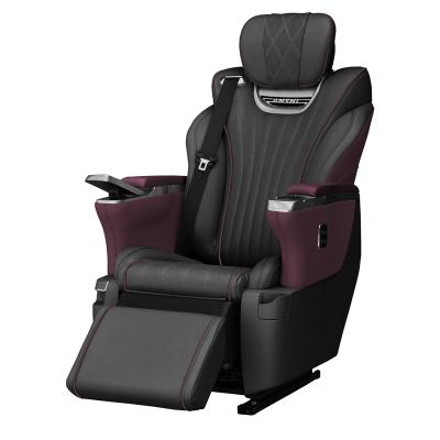 China Single Single Seat Electric Car Chair Customized Seat For Benz Vito V Class Car Vito Touch Screen Sofa Chair MPV for sale