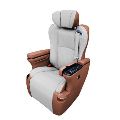 China Luxury Single Seat Electric Auto Leather VIP Seat For Tuning MPV Limo Van Minibus Motorhome Camper Van Sprinter Vito V250 Metris for sale