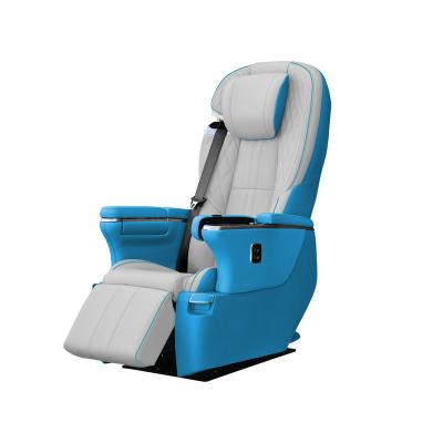 China Custom Electric Single Seat Factory Price Car Seat Slide with Backrest Recliner Minibus VIP Cars Van Seats for sale