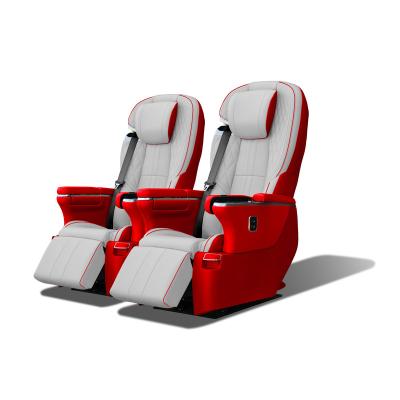 China Single Seat Customized Luxury VIP Electric Auto Leather Reclining Seat For Toyota Hiace Van for sale