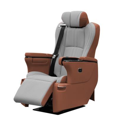 China World's Popular Luxury Leather Van Seat With Heater Single Seat for sale