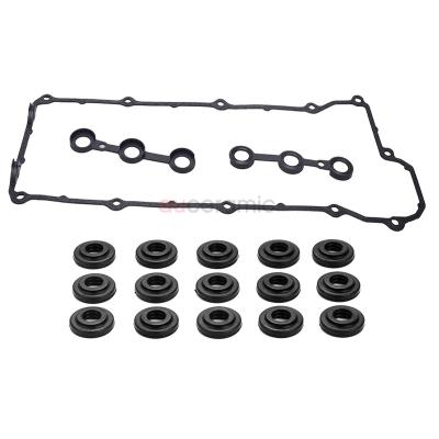 China Valve Cover Trim Set With Grommets Fit For BMW E34 E36 325i 325is 525i M3 M50B25 76X37X20 for sale