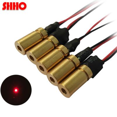 China Building Material Shops European Compliance 650nm 1mw Red Dot Laser Module Small Power Laser Gun Accessories Class II Power&spot Adjustable Customizable for sale