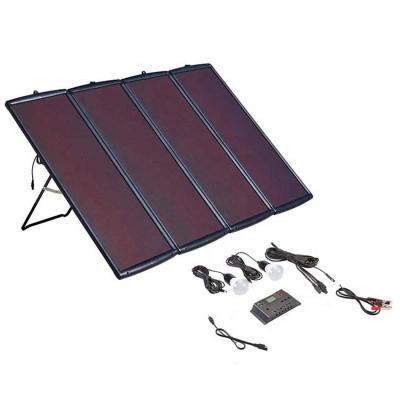 China Battery Charging 100W Solar Panel System Solar Panel Kit Amorphous Battery Charger for Car Boat Motorcycle Fridge and TV for sale