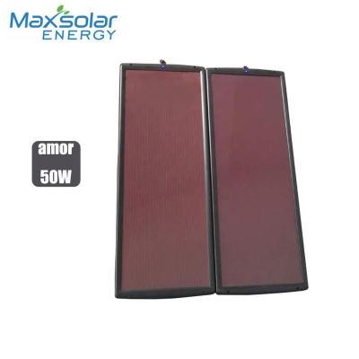 China Amorphous Portable Battery Charging Solar Panel 50w Inverter Charge PV Modules for sale