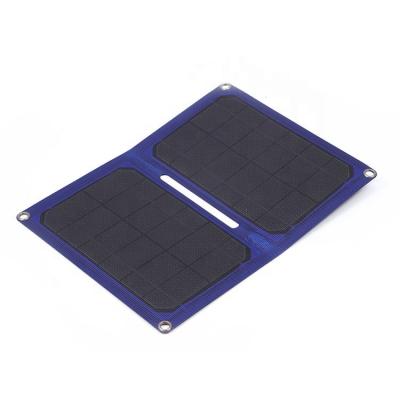 China Portable Semi-Flexible Collapsible Charger 14W Monocrystalline Solar Panel For Car Boat for sale