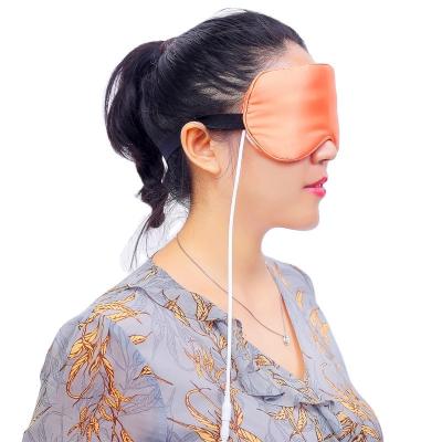 China Graphene Heat Packs Electric Silk Eye Mask For Man Women Sleep for sale