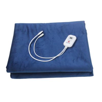 China Soft Flannel Graphene Coating Electric Blanket with Temperature Control and Customizable Size and Color for Personalized for sale