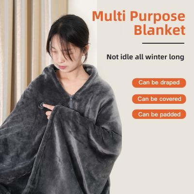 China Multifunctional Electric Blanket Wearable Temperature Control Blanket For Winter for sale