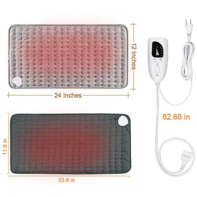 Chine Taille chauffée électrique infrarouge lointain de la protection 12×24inches pour l'OEM chaud de compresse à vendre