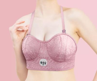 Chine Soutien-gorge de massage du sein électrique USB, soutien-gorge chauffant électrique ODM en cuir PU à vendre