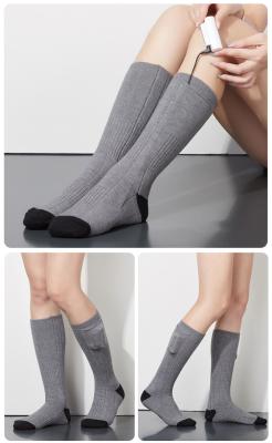 China 12v Ladies Rechargeable Best Electric Heated Socks For Winter for sale