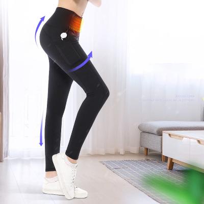 China Fleece Lined Electric Heated Pants Warm Women Long Trousers for sale