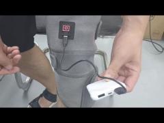 Far Infrared USB Charging Heating Knee Pad Adjustable Gray Graphene Film