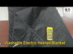 Soft Washable Electric Heated Blanket Graphene Safety Voltage	Overheat Protection