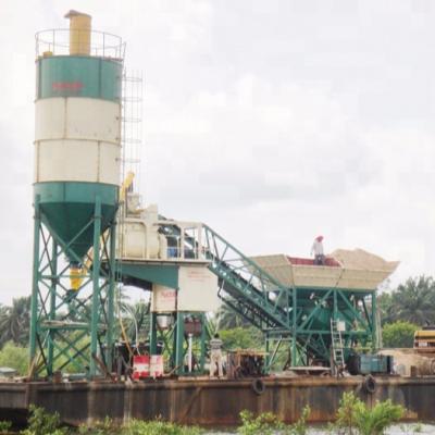 China Construction worksÂ   25cbm, 35cbm, 50cbm, 60cbm/h mobile concrete batching plant for sale for sale