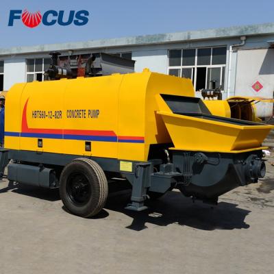 China Construction worksÂ   60m3/h small trailer mounted concrete pump for sale for sale