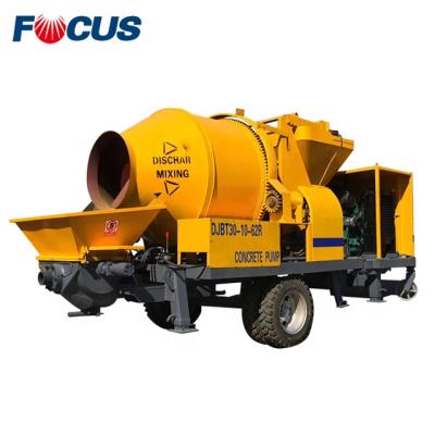 China Construction worksÂ   JBS30 diesel concrete mixer with pump in india price in india for sale