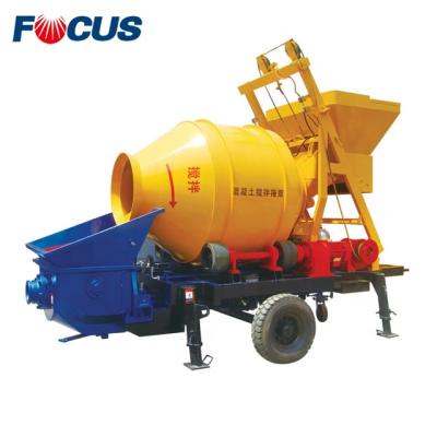 China Construction worksÂ   30cbm output capacity concrete pump mobile portable mixer for export for sale