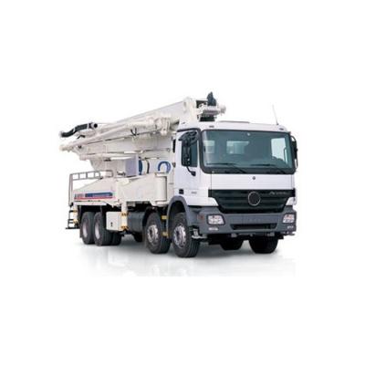 China Construction worksÂ   HOT sale 39m truck mounted concrete boom pump, used concrete pump swinging truck for sale