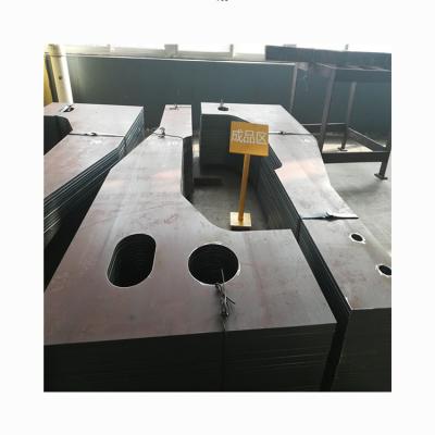 China Mechanical Material S355K2 Q345E Q355E Flame Cut Low Alloy Structural Steel Plates for sale