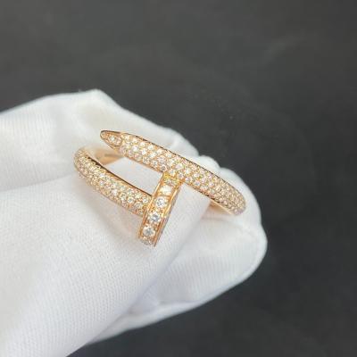 China Minimalist Custom Size Solid 18k Gold Jewelry Luxury 18k Gold Ring Womens for sale