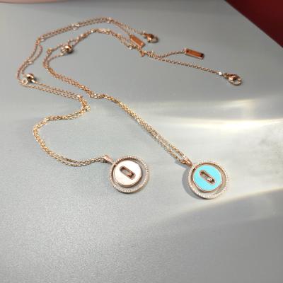 China Collares de oro de 18K con piedra natural personalizados Joyería Messika París lujo en venta