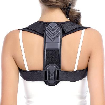 China Breathable Adjustable Elasticity Amazon Back Posture Corrector Adjustable Upper Back Support Brace for sale