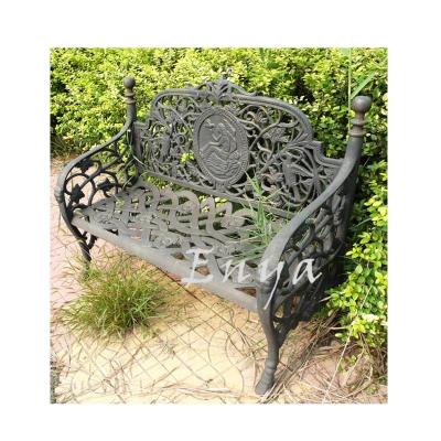 China EUROPEAN Heavy Duty Cast Iron Outdoor Furniture Patio Benches for sale