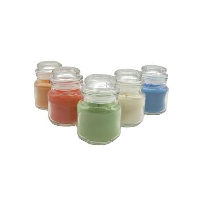 China 2023 Home Decoration Custom Scented Candle Glass Jars Home Decor Affordable Glass Jars Candle Lids Party Colorful Birthday Candles for sale