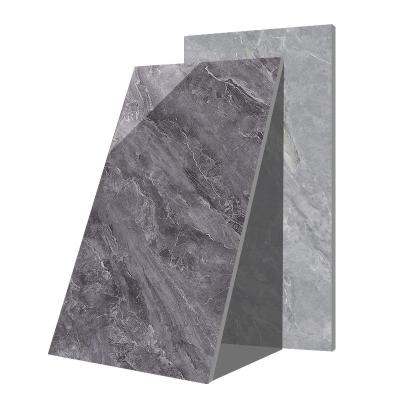 China Gray 750*1500mm Modern Full Body Marble Porcelain Slab With Infinite Continuous Pattern Big Slab , Simple Modern Floor Tile for sale