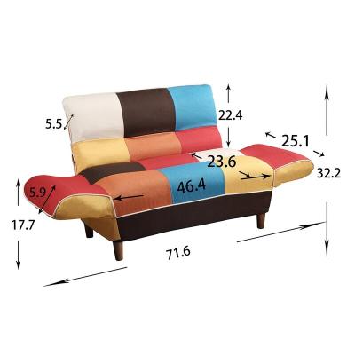 China Easy clean low price guaranteed quality 2 seater furniture sofa bed wholesale office for sale