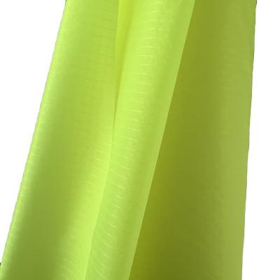 China 20D Double Rip Stop Waterproof Polyester Waterproof Silicone Tent Fabric PU Coating Fabric For Tent for sale