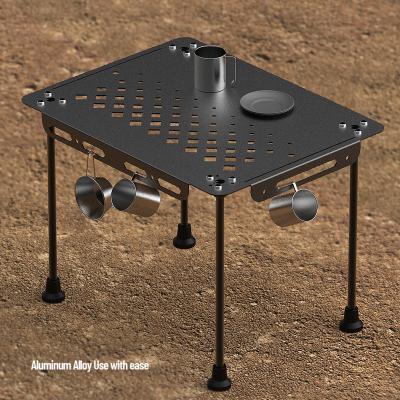 China Outdoor Equipment Hiking Camping 2002 New Design Multiple Panel Combinations Aluminum Alloy Table For Camping for sale