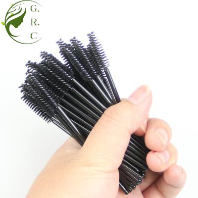 중국 Tapered Customize Eyelash Extensions Brushes Color Mascara Wands Disposable Eyelash Cleaning Brush 판매용