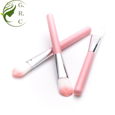 China Angular Blush Foundation Wholesale Single Pink Brush Small Kiss Beauty Foundation Waterproof Makeup Brush for sale