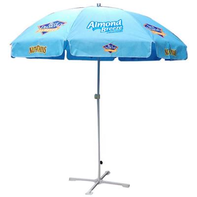 China Wholesale Popular Promotional Advertising Umbrella Outdoor Beach Umbrella Large Beach Umbrella With Base for sale