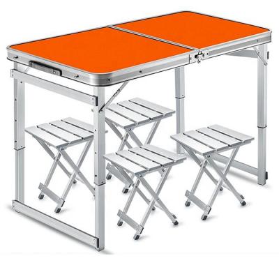 China Easy carry portable folding table outdoor folding table and chair set aluminum table for sale