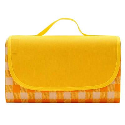 China Custom Portable Waterproof Folding Picnic Mat Outdoor Multipurpose Camping PVC Lattice Mat for sale