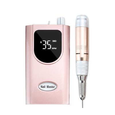 China New Nail Art Salon +home Amdmg Nail Drill 35000rpm Electric Nail Manicure Drill Polish Machine High Speed ​​Electric Portable Drill Machine for sale