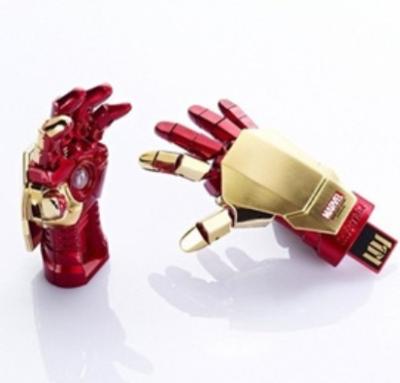 China Flash Pen Promotion gift 8GB usb stick iron man usb2.0 port hand for sale