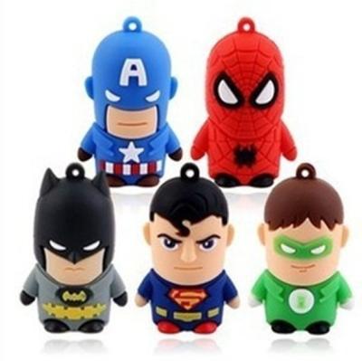 China Superman 4GB 8GB 64GB Flash Drives USB Flash Drives 2.0 Bulk Arrow Cheap Bulk Green Silicone Silicone PVC Silicone PVC Gifts USB Driver For Batman for sale