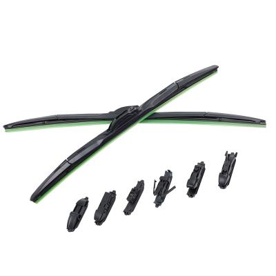 China Clear Durable Multifunctional Frameless Rain Car Wiper Blade With All Size Wipers for sale