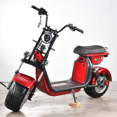 China Big Wheel Unisex Electric High Speed ​​Moped Motorcycle Scooter 1500W 50km/h Citycoco Fat Tire for sale