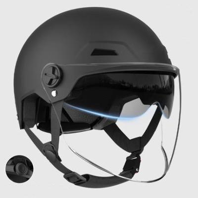 China High Safety Electric Motorcycle Scooter Motorbike Helmet Open Face Half Helmets With Sun Visor For Adult Women Men for sale