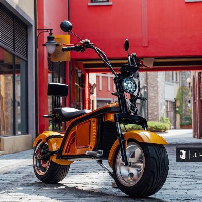 China EEC COC CE Approved Citycoco Scooter Electric Motorcycle Electric Baterry Power Lithium Retro Moped For Sale 1000W/2000W/3000W JJ-E001 COWBOY(EEC) for sale