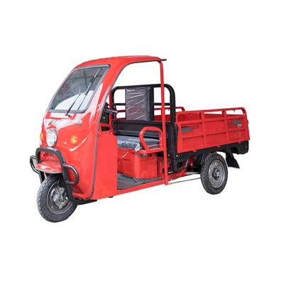 China Passenger Semi Closed 1200w / 1500w Electric Cargo Charger Three Wheel Tricycle Cargo Bike for sale